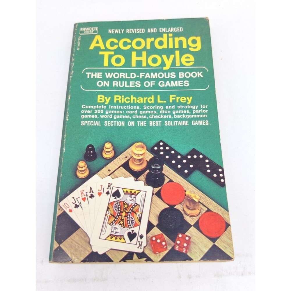 1970 According To Hoyle The World Famous Book On Rules Of Games Richard L. Frey
